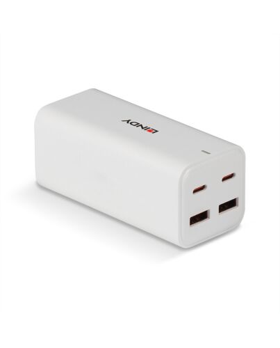 Lindy 100W 4-Port USB Type A & C GaN Charger 73441