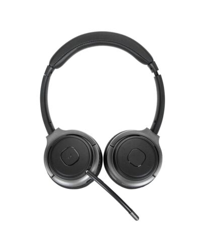 Targus AEH104GL headphones/headset Wired & Wireless Head-band Calls/Music USB Type-C Bluetooth Black AEH104GL
