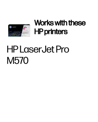HP 507A Magenta Original LaserJet Toner Cartridge CE403A