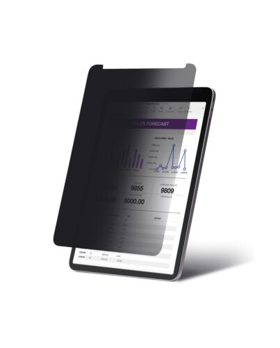 StarTech.com 4-Way Privacy Screen For 12.9-inch iPad Pro, 3rd Gen and Up, For Portrait/Landscape, Touch-Enabled, +/- 30 Deg. View, Blocks up to 51% Blue Light, Matte 129IP-PRIVACY-SCREEN