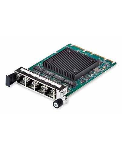 StarTech.com 4-Port RJ45 Gigabit OCP 3.0 Server Network Card w/Intel® I350-AM4, SFF 4C+ Compatible, Multi-Speed Ethernet, PCIe 3.0, LAN Transformer, NIC w/PXE/9K OR41GI-NETWORK-CARD