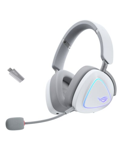 ASUS ROG Delta II Headset Wired & Wireless Head-band Gaming USB Type-C Bluetooth White 90YH03W0-BHUA10