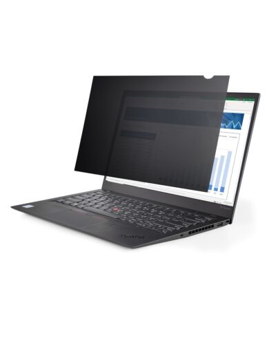 StarTech.com 14in Laptop Privacy Screen - Anti-Glare Privacy Filter for Widescreen (16:9) Displays - Laptop Monitor Screen Protector with 51% Blue Light Reduction - Reversible Matte/Glossy Sides 14L-PRIVACY-SCREEN