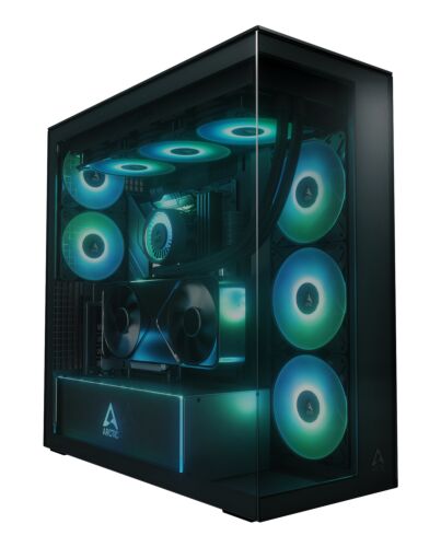 ARCTIC Xtender VG (Black) Premium E-ATX PC Case with Vertical GPU Mounting ACPCC00016A