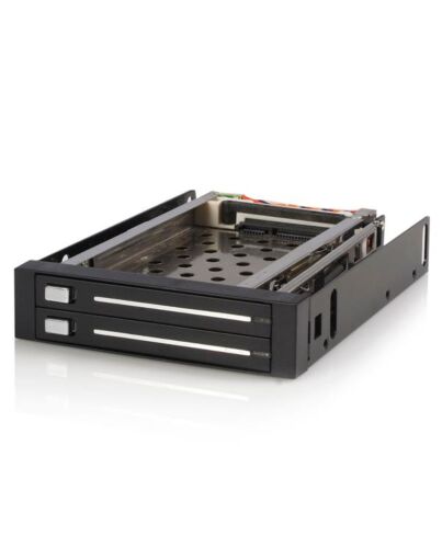 StarTech.com 2 Drive 2.5in Trayless Hot Swap SATA Mobile Rack Backplane HSB220SAT25B