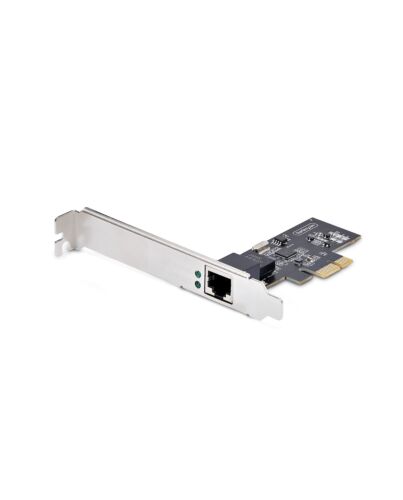 StarTech.com 1-Port 2.5Gbps NBASE-T PCIe Network Card, Intel® I225-V, Single-Port Computer Network Card, Ethernet MultiGigabit NIC, PCI Express Server LAN Card PR12GI-NETWORK-CARD