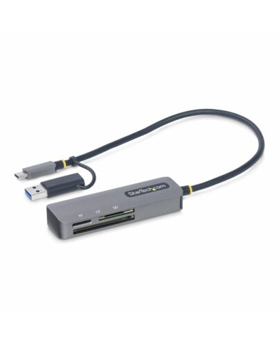 StarTech.com FCREADMICRO3V2 card reader USB 3.2 Gen 1 (3.1 Gen 1) Type-C Grey FCREADMICRO3V2