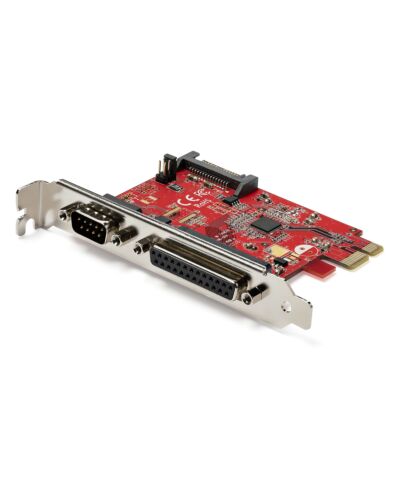 StarTech.com PCIe Card with Serial and Parallel Port - PCI Express Combo Adapter Card with 1x DB25 Parallel Port & 1x RS232 Serial Port - Expansion/Controller Card - PCIe Printer Card PEX1S1P950