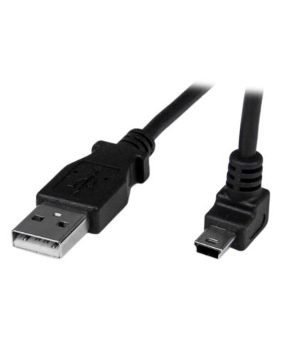 StarTech.com 1m Mini USB Cable - A to Up Angle Mini B USBAMB1MU