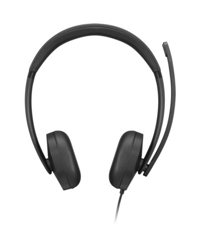 Lenovo VoIP Headset 5000 Wired Head-band Office/Call center USB Type-C Black 4XD1R88995