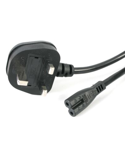 StarTech.com 3ft (1m) UK Laptop Power Cable, BS 1363 to C7, 2.5A 250V, 18AWG, Black, UK Laptop Replacement Cord, Printer Power Cable, AC Laptop Charger Cord, Laptop Power Brick Cord PXTNB2SUK1M