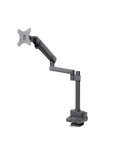 StarTech.com Desk Mount Monitor Arm, Up to 40-inch Screen/17.6lb (8kg), Mechanical Spring-Assisted Arm, C-Clamp/Gmet, Top-Down Installation, Toolless Adjustment ARMPIVOT2