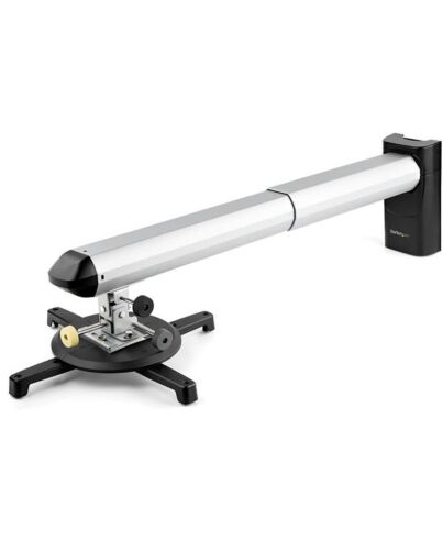 StarTech.com Universal Projector Wall Mount - Projector Mount supports Short & Ultra Short Throw Projectors up to 33lb (15kg) - Tilt/Swivel/Rotate - Adjustable 16.5