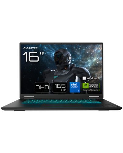 GIGABYTE GAMING A16 PRO DXH Gaming Laptop - 16“, 165Hz QHD, Intel Core 7 240H, NVIDIA RTX 5070 Ti, 32GB LPDDR5X 5600MHz, 1TB Gen4 SSD, Win11 Home, 2 Year Warranty, Dolby Atmos, GAMING A16 PRO DXHG4UKCC4SH GAMING A16 PRO DXHG4UKCC4SH