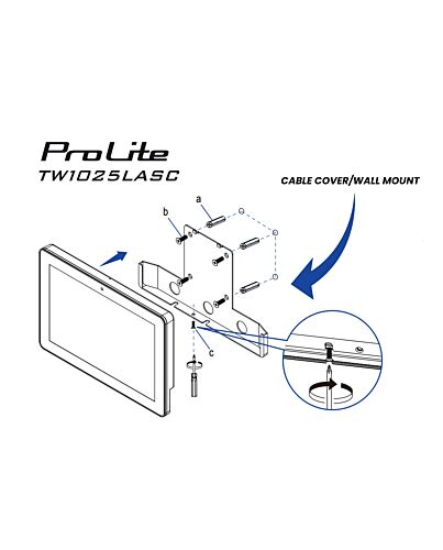 iiyama ProLite TW1025LASC-B3PNR computer monitor 25.6 cm (10.1