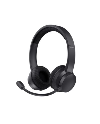 Trust Ayda Headset Wired & Wireless Head-band Calls/Music USB Type-C Bluetooth Black 25463