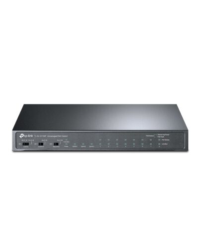 TP-Link 8-Port 10/100Mbps + 3-Port Gigabit Desktop Switch with 8-Port PoE+ TL-SL1311MP