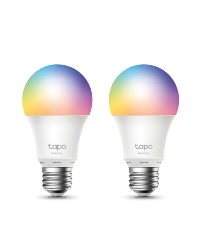 TP-Link Tapo Smart Wi-Fi Light Bulb, Multicolor, E27, 2-Pack TAPOL530E2PK