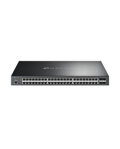 TP-Link Omada 48-Port Gigabit and 4-Port 10GE SFP+ L2+ Managed Switch with 48-Port PoE+ SG3452XP