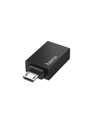 Hama 00200307 cable gender changer Micro-USB USB Type-A Black 200307