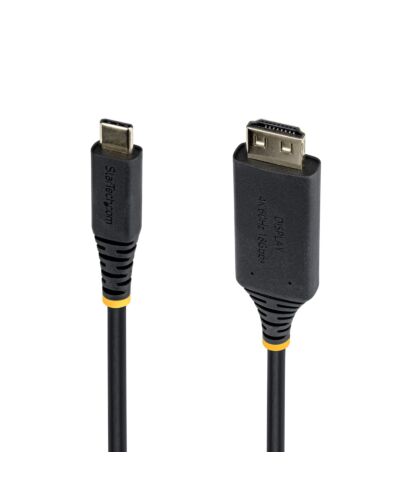 StarTech.com 1m USB-C to HDMI Adapter Cable, Gripping HDMI Connector, 4K 60Hz, Thunderbolt Compatible, HDR, Uni-Directional Cord for MacBook, Dell, HP, Lenovo 1M-USBC-HDMI-4K60-G