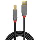 Lindy 1m USB 3.2 Type A to B Cable, 5Gbps, Anthra Line