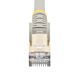 StarTech.com 5m CAT6a Ethernet Cable - 10 Gigabit Shielded Snagless RJ45 100W PoE Patch Cord - 10GbE STP Network Cable w/Strain Relief - Grey Individually Tested/Wiring is UL /TIA