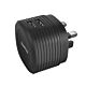 Hama Dual Charger, 2x USB, 2.4A with UK plug, black