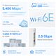 TP-Link AXE5400 Whole Home Mesh Wi-Fi 6E System(Tri-Band)