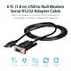 StarTech.com 6ft (1.8m) 1-Port USB to Serial RS232 Adapter, FTDI DB9 Serial DCE Adapter Cable, Null em, USB 2.0 - TAA