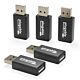 Plugable Technologies USB Data Blocker (5-Pack) Prevent ing Device, Protect Against Juice Jacking at Public USB Ports, Safe Charging Cybersecurity Gifts, Fast 1A Charge-Only Adapter for Android, Apple iOS