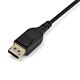 StarTech.com 2 m VESA  DisplayPort 1.4 Cable - 8K 60Hz HBR3 HDR - 6 ft Super UHD DisplayPort to DisplayPort Monitor Cord - Ultra HD 4K 120Hz DP 1.4 Slim Video Cable M/M DP Connector