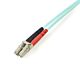 StarTech.com 3m (10ft) LC/UPC to LC/UPC OM3 Multie Fiber Optic Cable, Full Duplex 50/125µm cord Fiber Cable, 100G, Low Insertion Loss, LSZH Fiber Jumper Cord