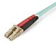 StarTech.com 2m (6ft) LC/UPC to LC/UPC OM4 Multie Fiber Optic Cable, 50/125µm LOMMF/VCSEL cord Fiber, 100G, Low Insertion Loss - LSZH Fiber Jumper Cord