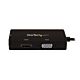 StarTech.com USB-C Multiport Video Adapter - 3-in-1 - 4K 30Hz - Black
