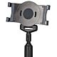 StarTech.com Mobile Tablet Stand with Lockable Wheels - Height Adjustable Cart - Universal Rolling Floor Stand for Tablets f 7 to 11 inch, Portable Tablet Stand w/ Detachable Tablet Holder