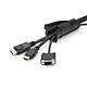 StarTech.com 1.5 m (4.9 ft.) Cable-Management Sleeve - Spiral - 25 mm (1 in.) Diameter