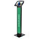 Compulocks Galaxy Tab A8 10.5" Space Enclosure Brandable Floor Stand Black