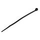 StarTech.com 4"(10cm) Cable Ties - 1/16"(2mm) wide, 7/8"(22mm) Bundle Diameter, 18lb(8kg) Tensile Strength, Nylon Self Locking  Ties with Curved Tip - 94V-2/UL Listed, 100 Pack - Black