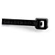 StarTech.com 4"(10cm) Cable Ties - 1/16"(2mm) wide, 7/8"(22mm) Bundle Diameter, 18lb(8kg) Tensile Strength, Nylon Self Locking  Ties with Curved Tip - 94V-2/UL Listed, 100 Pack - Black