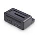 StarTech.com M.2 NVMe to 2.5/3.5" SATA Drive Duplicator, Dual Bay Standalone SSD r/Drive Dock, Bidirectional NVMe to SATA / SATA to NVMe, Up to 27GBpm, TAA