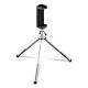 Hama Fancy 2in1 Mini Tripod for Mobile Phone & Camera (¼), Travel Tripod, 16cm, silver