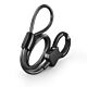 Hama 00178159 bike lock Black 1200 mm Cable lock