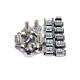 StarTech.com 100-Pack M6 12mm Screws, Square Hole Cage Nuts and Installation Tool, Hardware Mounting Kit for 19" or 10" Server Racks, Cabinets and Enclosures, Silver - TAA