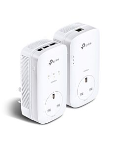 TP-Link AV1300 3-Port Gigabit Passthrough Powerline Starter Kit TL-PA8033P KIT