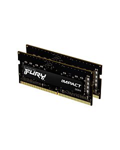 Kingston Technology FURY 32GB 3200MT/s DDR4 CL20 SODIMM (Kit of 2) Impact KF432S20IBK2/32