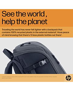 HP Travel 25 Liter 15.6 Iron Grey Laptop Backpack 6H2D8AA