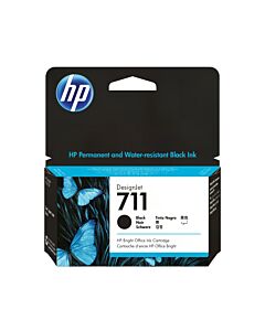 HP 711 38-ml Black DesignJet Ink Cartridge CZ129A