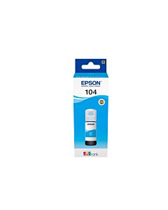 Epson 104 EcoTank Cyan ink bottle C13T00P240
