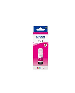 Epson 104 EcoTank Magenta ink bottle C13T00P340
